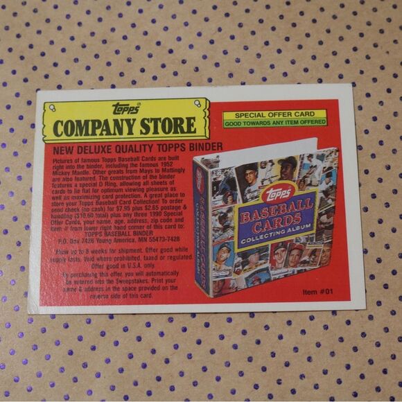Topps Company Store Baseball Card - Picture 1 of 2